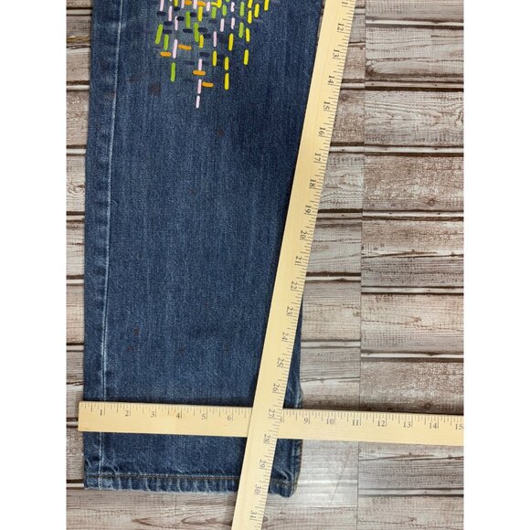 Kentucky Boy Tyler up cycled levis jeans size 32 32 - Picture 5 of 6